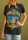 Vintage 1988 Harley Real Steel Paper Thin Tee