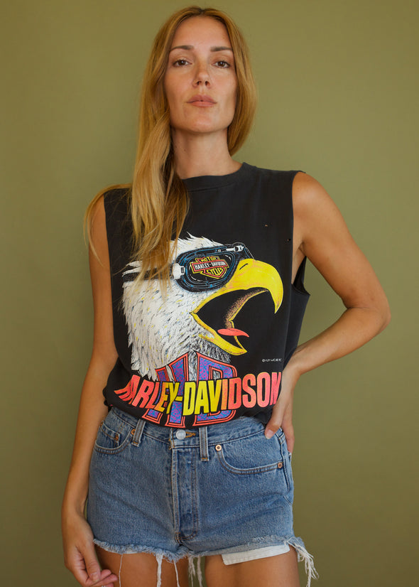 Vintage 90s Harley Eagle Tank