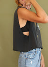 Vintage Harley Mexico Cropped Tank