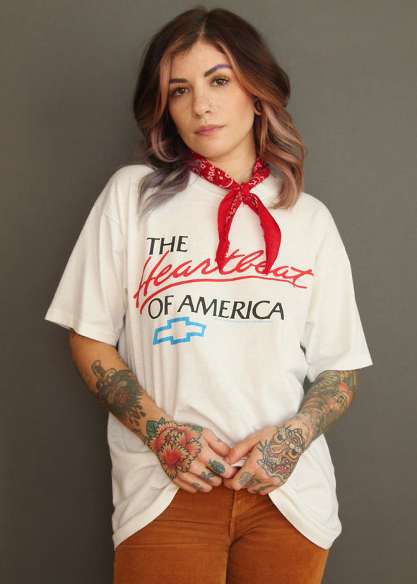 Vintage 1990 Chevy Heartbeat of America Tee