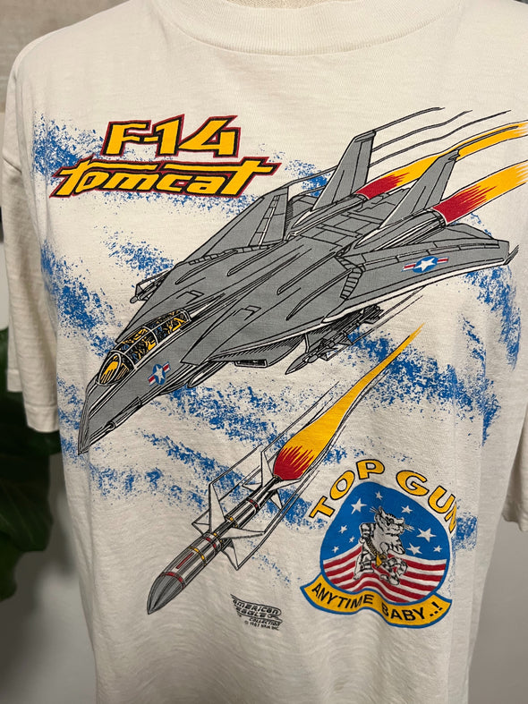 Vintage 1987 F-14 Tomcat Top Gun Tee