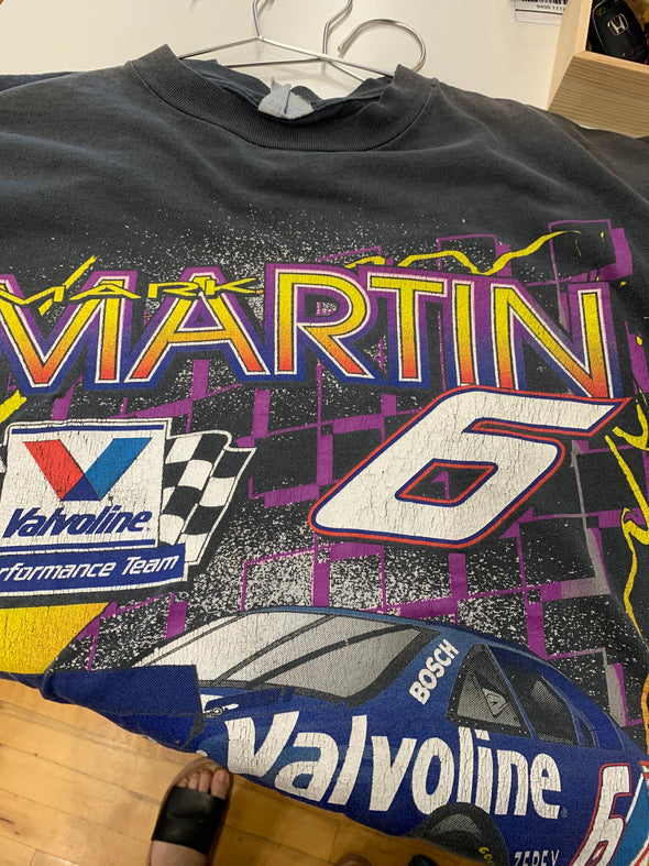 Vintage 90's Mark Martin NASCAR Tee