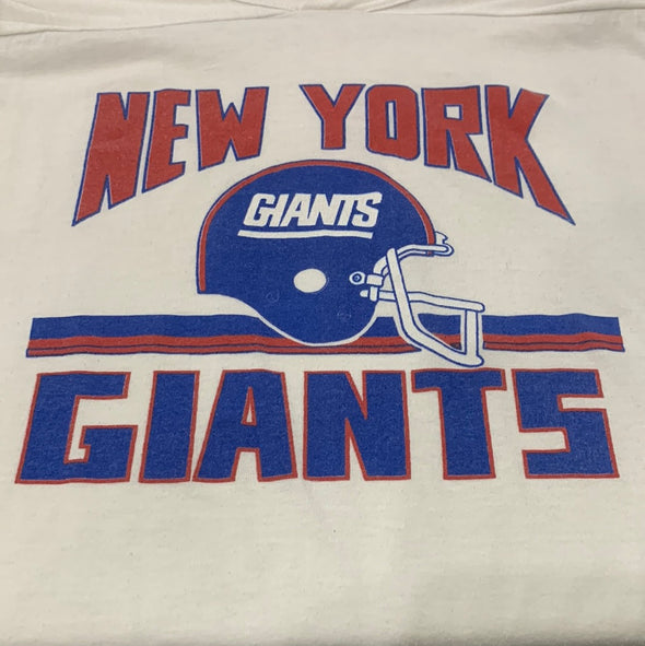 Vintage 1980's NY Giants Jersey Style 3/4 Sleeve Tee