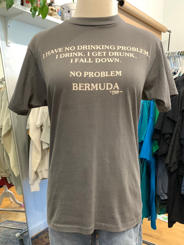 Vintage 1983 Funny Bermuda Drinking Tee