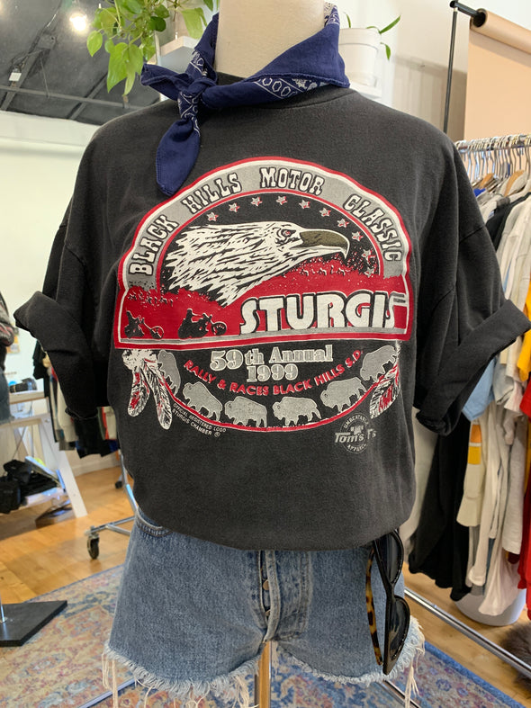 Vintage 1999 Sturgis Rally & Races Tee