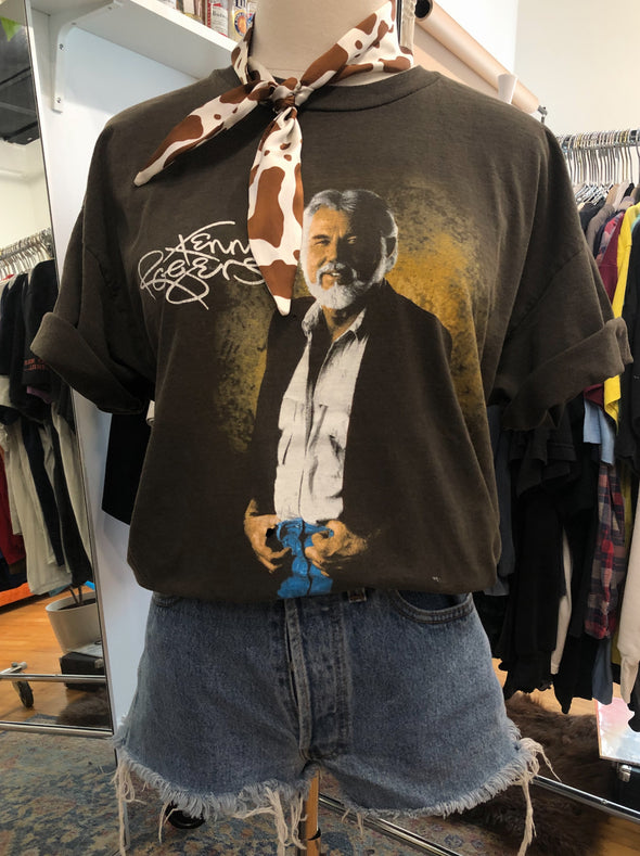 Vintage 1989 Kenny Rogers Faded Tee