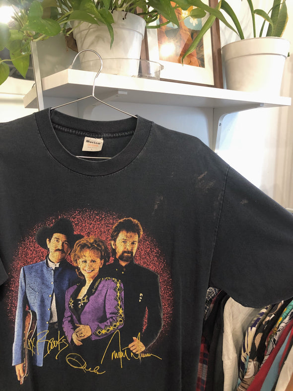 Vintage 1997 Brookes and Dunn x Reba Tour Tee