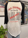 Rare Vintage 1983 Neil Diamond Tour Raglan