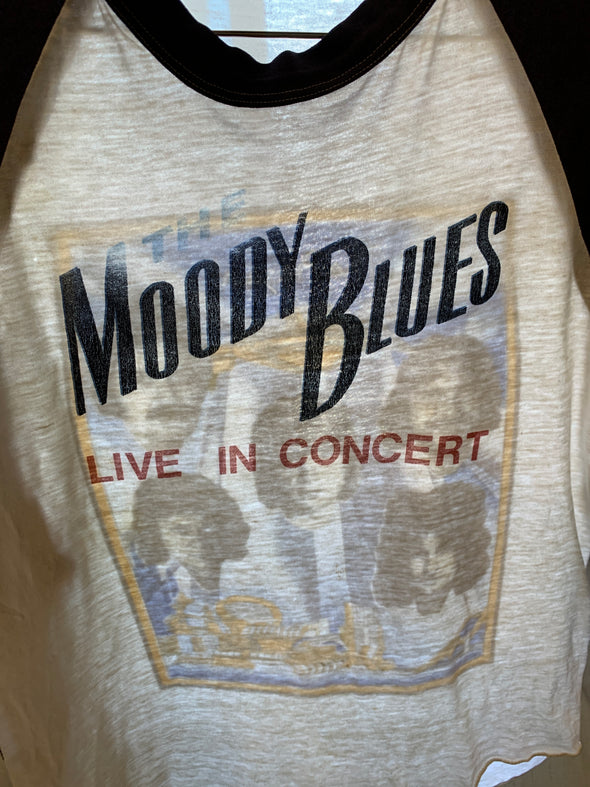 Vintage 1983 The Moody Blues Raglan Tee