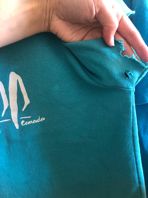 Vintage 1980s Scoop Neck Banff Canada Sweatshirt Top