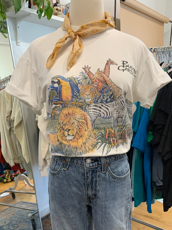 Vintage 90's San Segal Busch Garden Tee