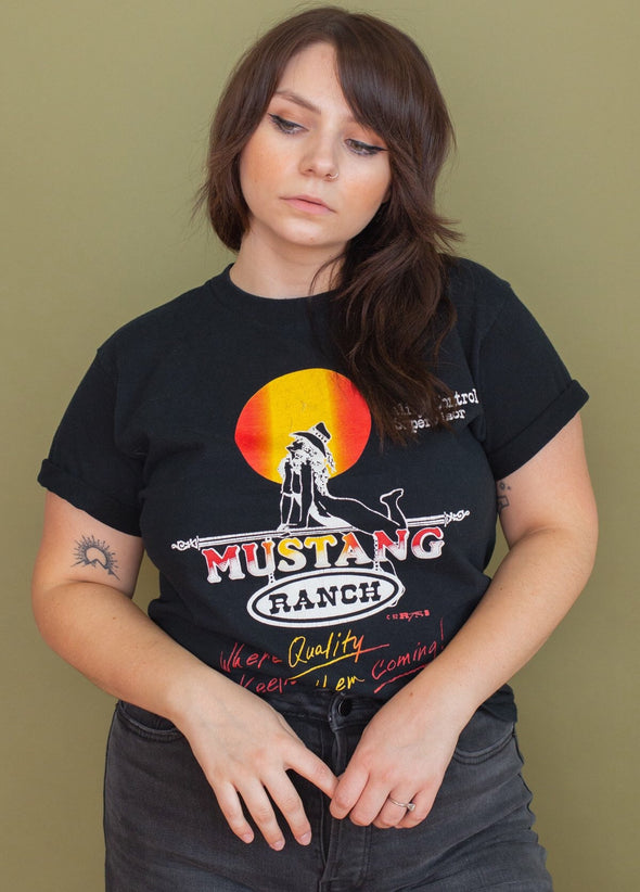 Vintage 1992 Mustang Ranch Tee