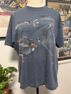 Vintage Raptors Birds of Prey Faded Tee
