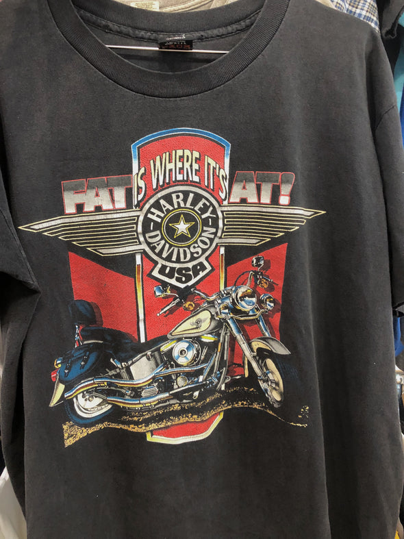 Vintage 1992 Harley California Faded Tee
