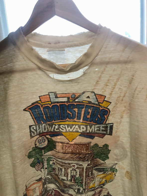 Vintage 1992 LA Roadsters Trashed Tee