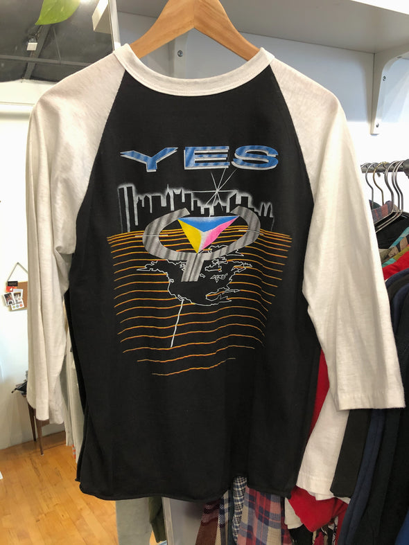 Vintage Yes 1984 World Tour Raglan Tee