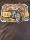 Vintage 1994 Hot Bikes Cold Beer CMJ Tee
