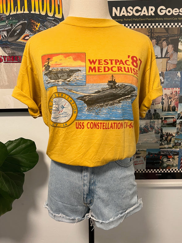 Vintage 1987 USS Constellation Tee