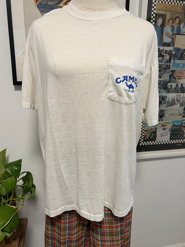 Vintage 1990 Grungy Camel Pocket Tee