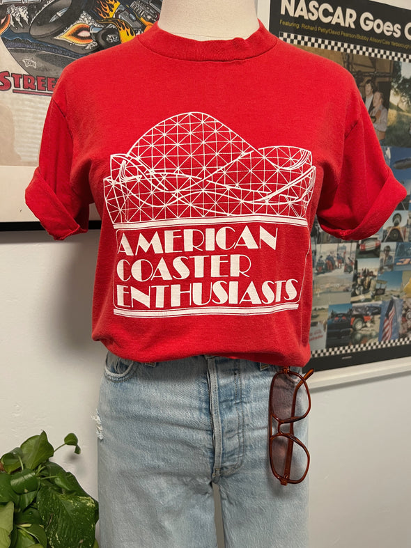 Vintage 90's Coaster Enthusiasts Tee