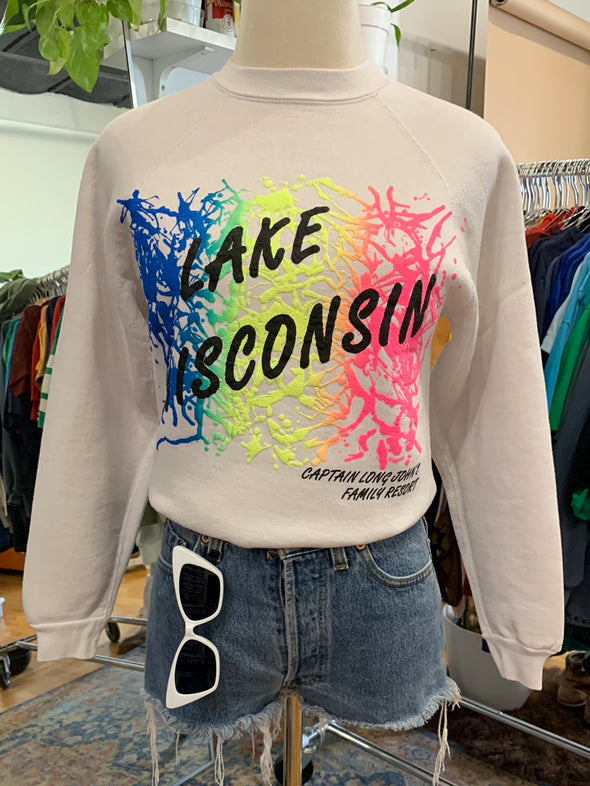 Vintage 1980's Lake Wisconsin Sweatshirt