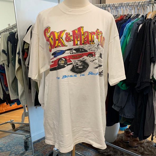 Vintage 1990's Sox & Martin Racing Tee