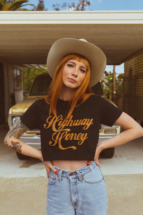Highway Honey Cropped Tee