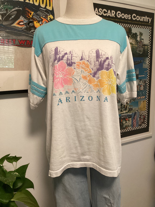 Vintage 1980’s Grungy Arizona Ringer Tee