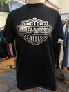 Vintage 90's Harley Silver Emblem Tee