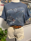 Vintage Raptors Birds of Prey Faded Tee