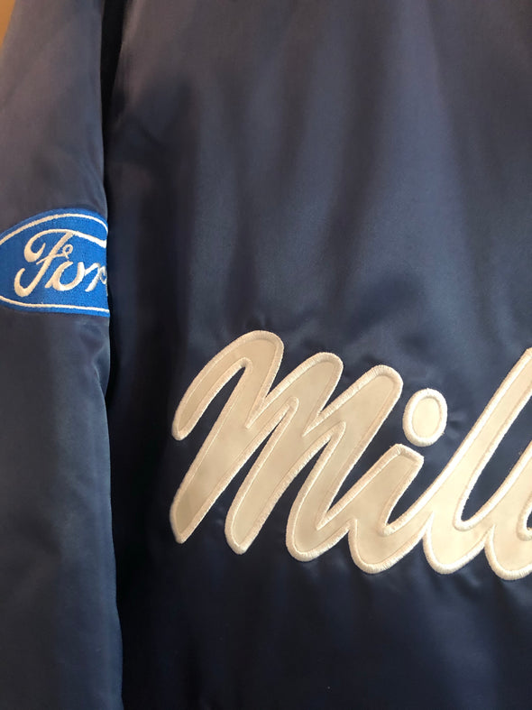Vintage NOS Miller Time NASCAR Satin Bomber