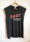 Vintage Paper Thin DARE Tank