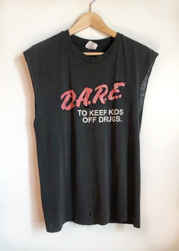 Vintage Paper Thin DARE Tank