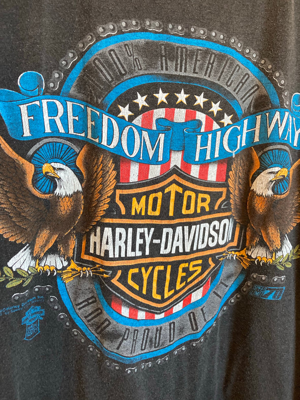 Vintage 1990 Freedom Highway Harley Tank