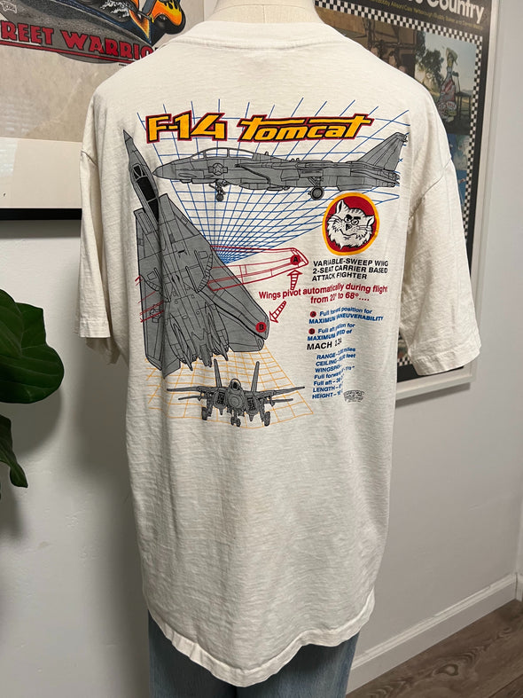 Vintage 1987 F-14 Tomcat Top Gun Tee