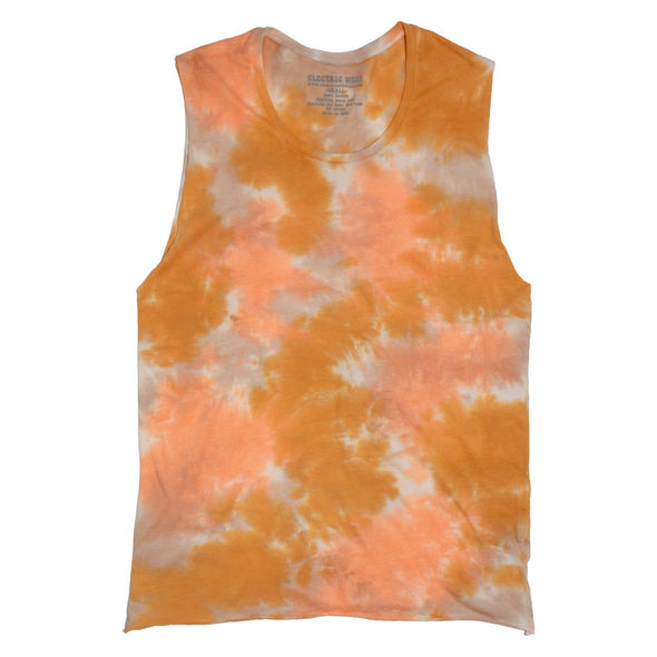 SAMPLE SALE "Golden Hour" Tie Dye Muscle Tank