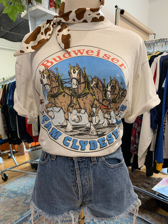 Vintage 1987 Grungy Thin Budweiser Tee