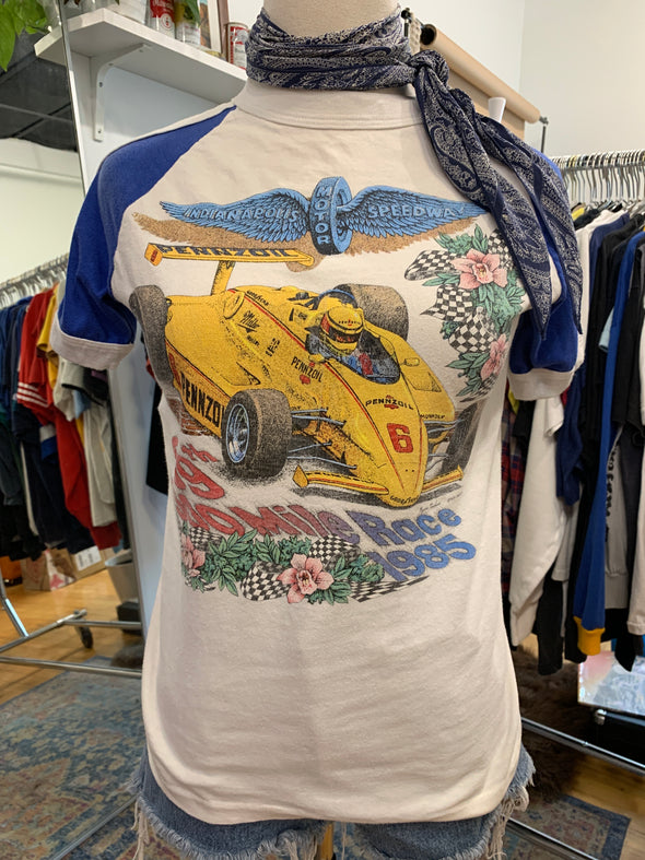 Vintage 1985 69th 500 Mile Race Indy Tee