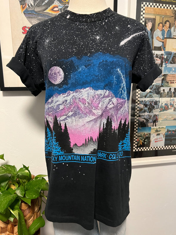 Vintage 1990 Rocky Mountain National Park Tee