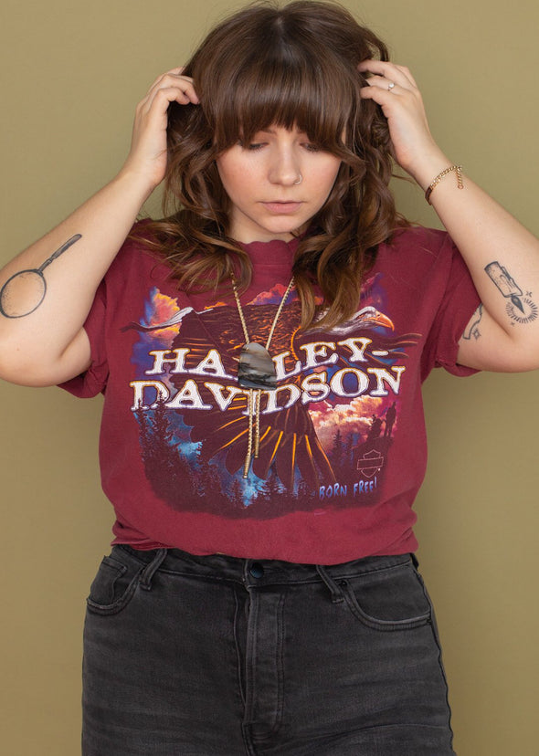 Vintage 90s Harley Born Free Tee