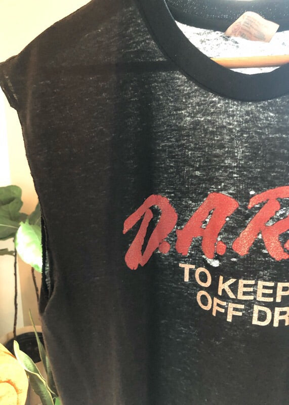 Vintage Paper Thin DARE Tank