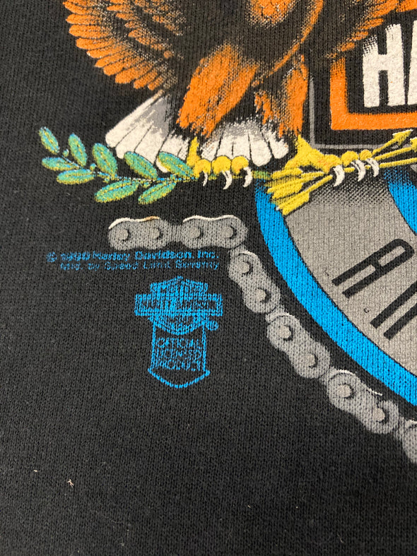 Vintage 1990 Freedom Highway Harley Sweatshirt
