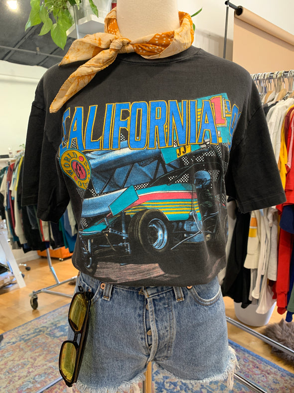 Vintage 1991 California World of Outlaws Racing Tee