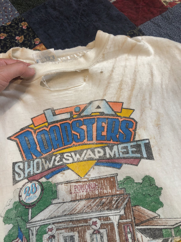 Vintage 1992 LA Roadsters Trashed Tee