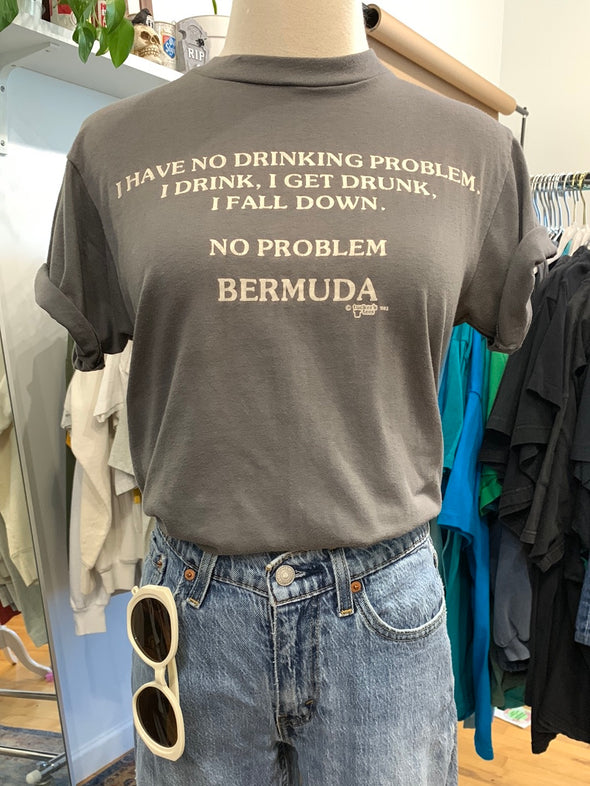 Vintage 1983 Funny Bermuda Drinking Tee