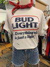Vintage 90's Grungy Bud Light Tee