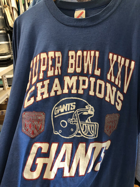 Vintage 1991 New York Giants Super Bowl Champs Tee