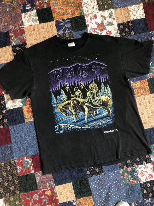 Vintage 90s Cherokee NC tee