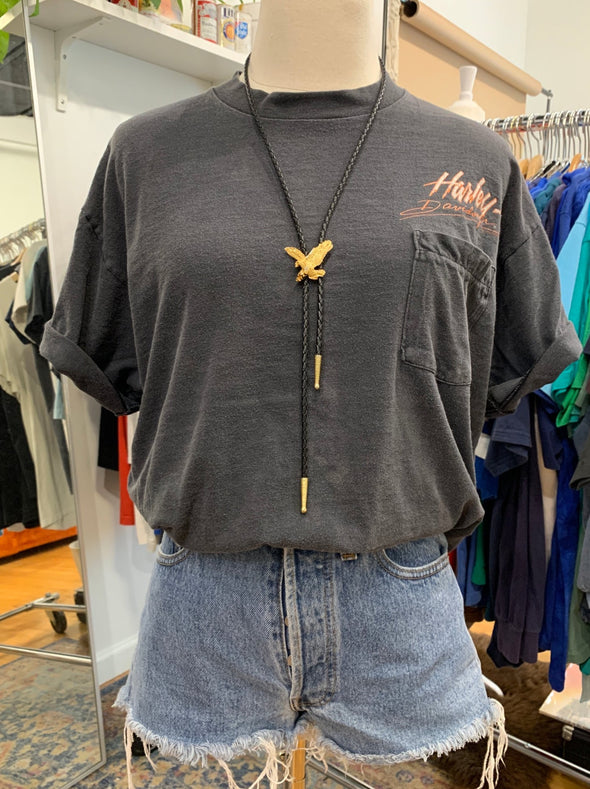 Vintage 1991 Denver CO Harley-Davidson Pocket Tee