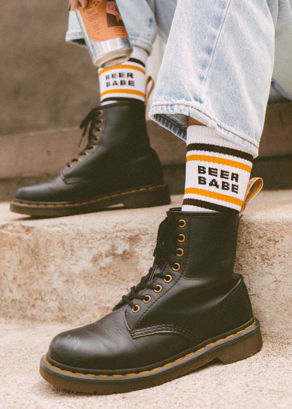 SAMPLE SALE Beer Babe Socks